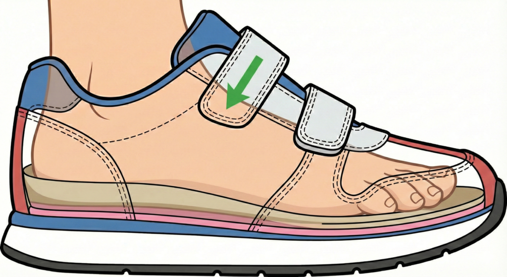 避難靴　置き靴　中敷あり